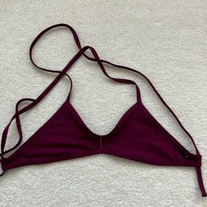 Maroon Jolyn Vent Top